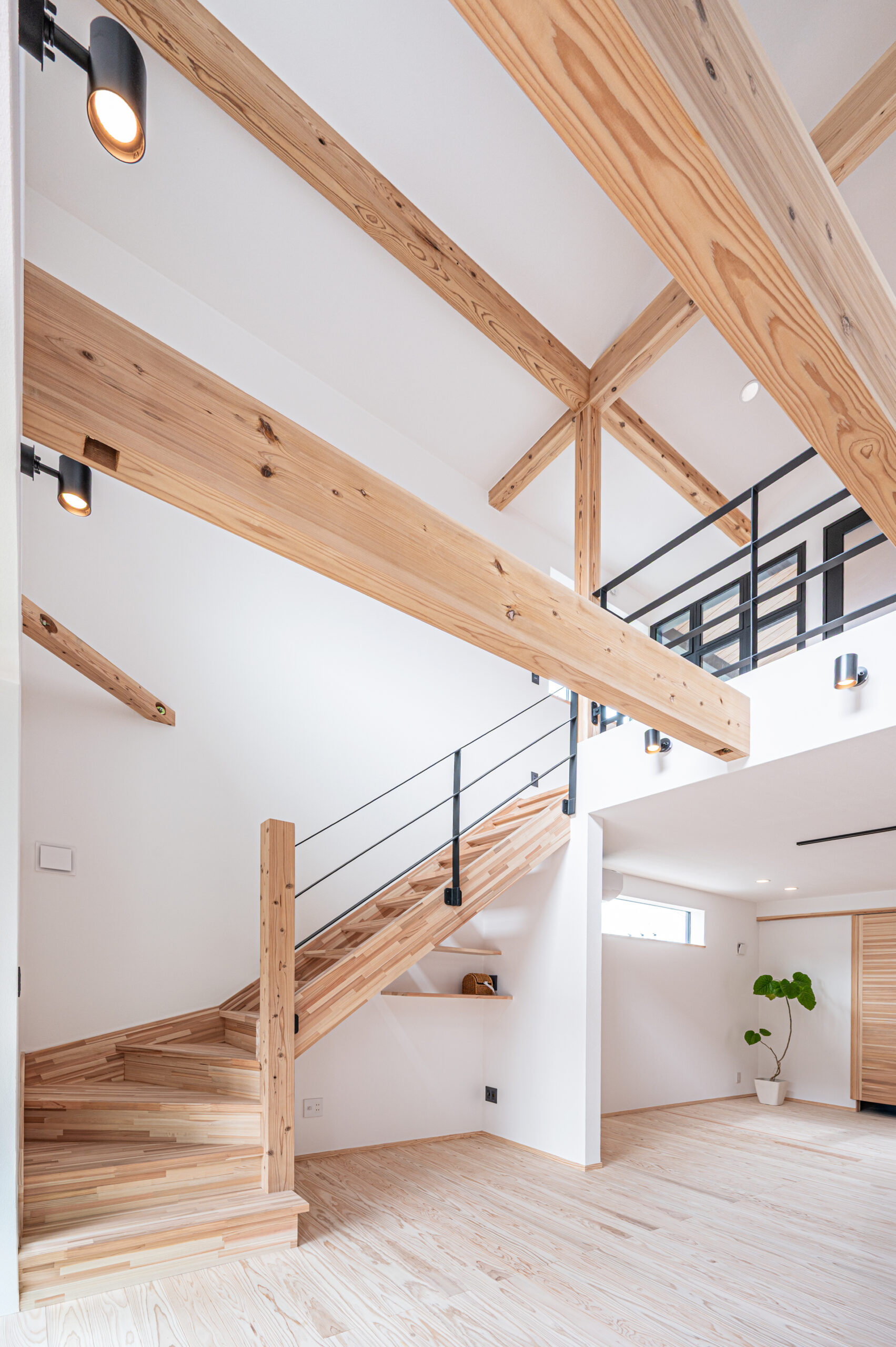 階段 - 篠栗町の注文住宅