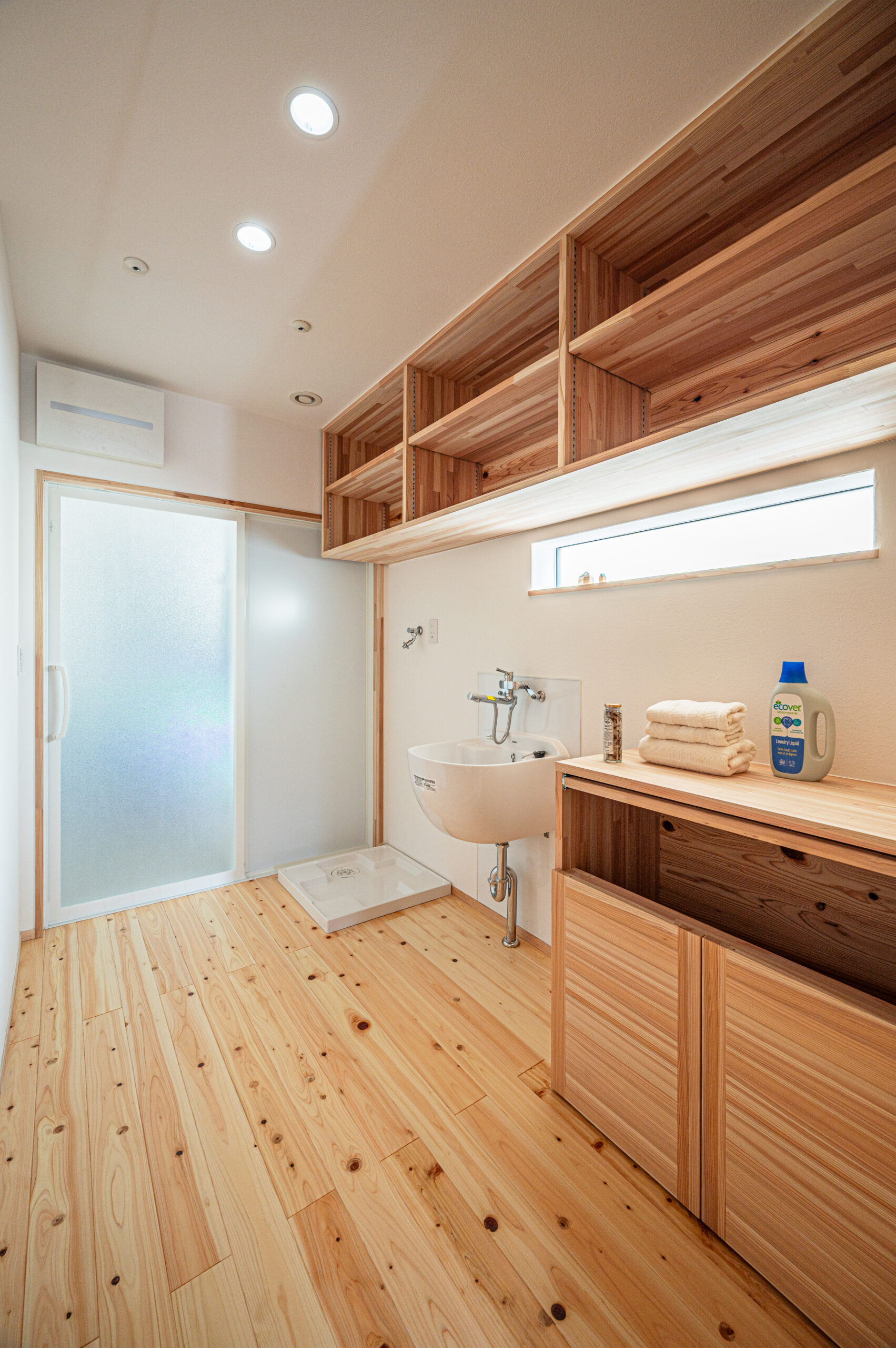 脱衣室 - 篠栗町の注文住宅