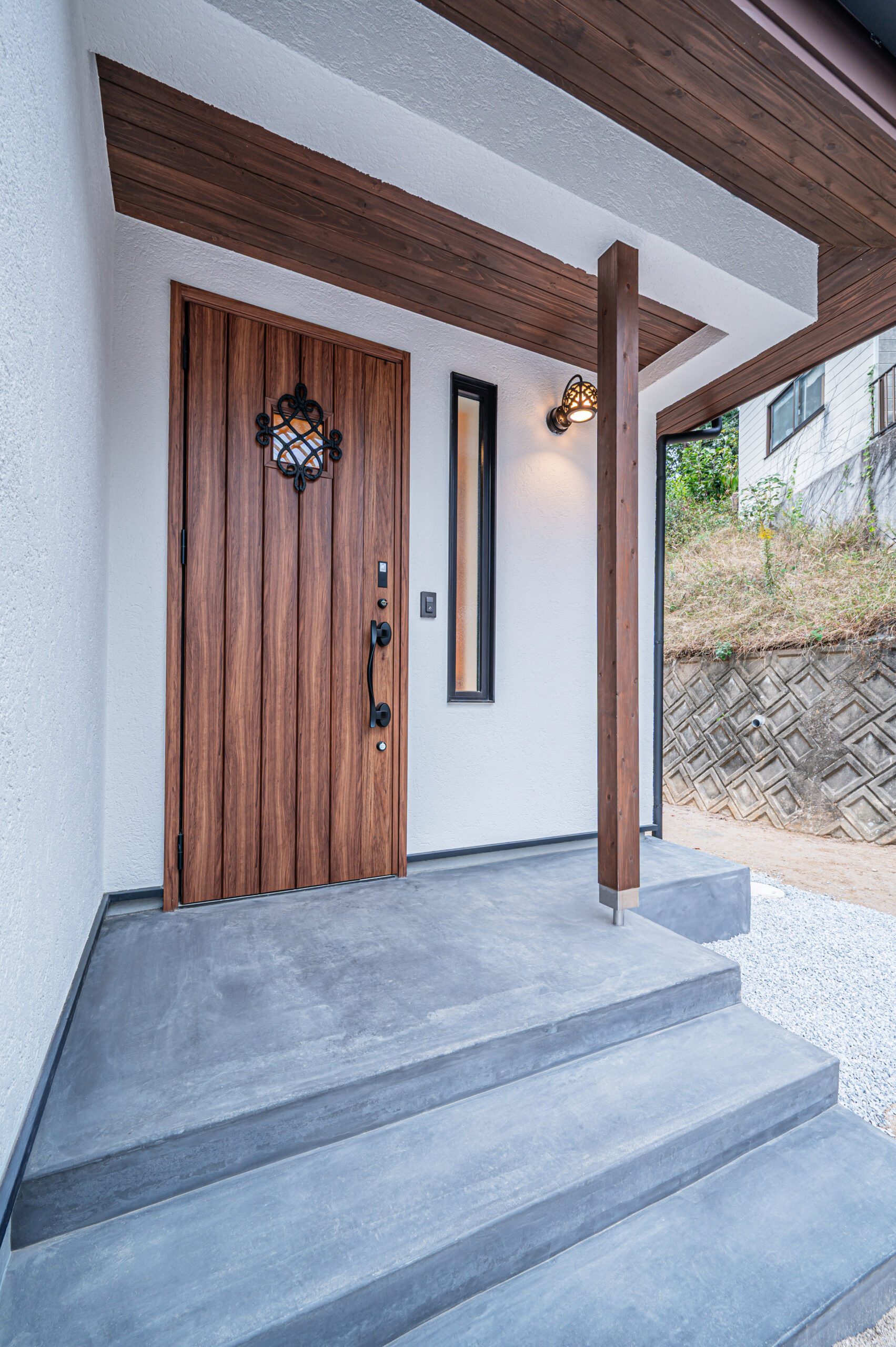 玄関 - 篠栗町の注文住宅