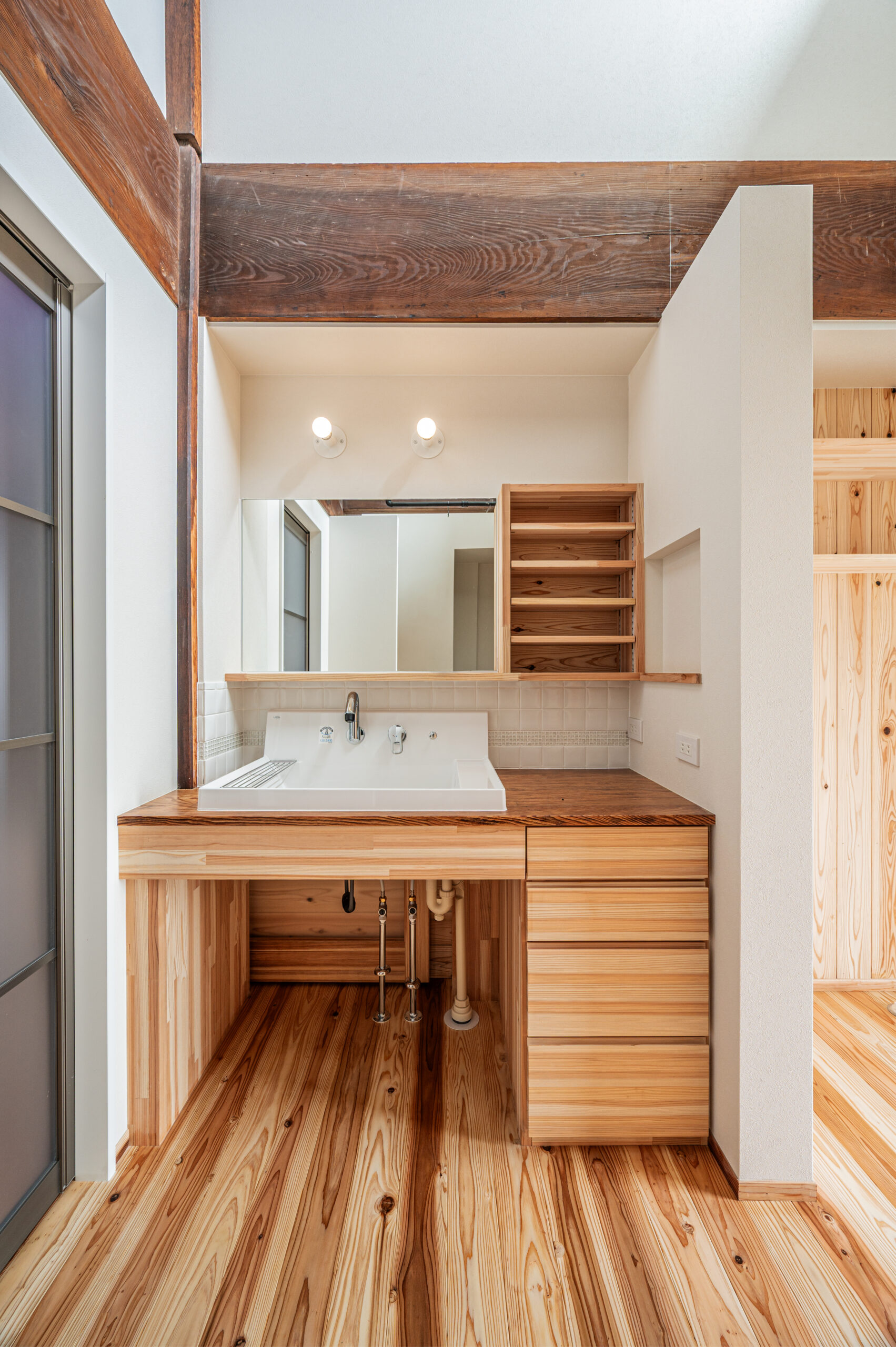 洗面台 - 飯塚市のリノベーション